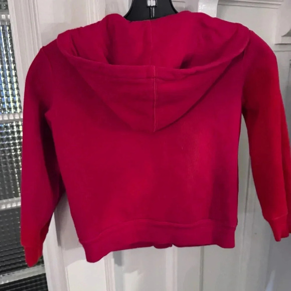 Polo Ralph Lauren Kids Red Cotton-Blend- Zip Up Hoodie Sweatshirt Unisex Size 7 - Picture 2 of 9